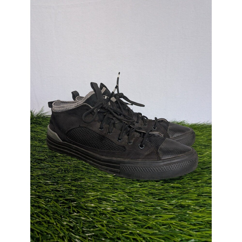 Converse CTAS Ultra Mid Top Sneakers Mens Sz 10.5 Black Grey Shoes W 12